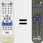 Replacement remote control for PRI002