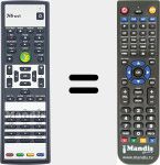 Replacement remote control for RC2400
