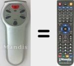 Replacement remote control for REMCON1559