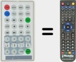 Replacement remote control for PRM-200