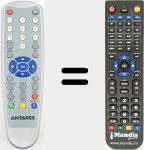 Replacement remote control for REMCON1746