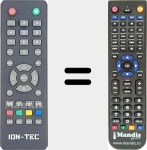 Replacement remote control for REMCON1891