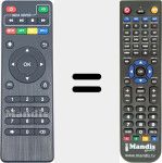 Replacement remote control for REMCON1895