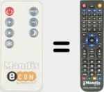 Replacement remote control for REMCON1988