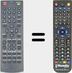 Replacement remote control for REMCON1997