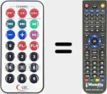 Replacement remote control for REMCON2010