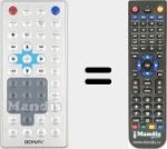 Replacement remote control for REMCON2061