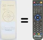 Replacement remote control for TravelDock (REMCON2083)