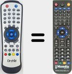 Replacement remote control for REMCON2109