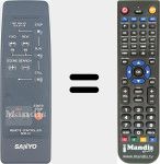 Replacement remote control for SAN003