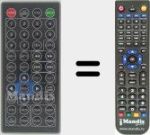 Replacement remote control for REMCON1422