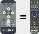 Replacement remote control for RM-NSDPF09A