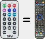 Replacement remote control for Zipy001