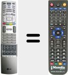 Replacement remote control for REMCON020