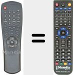 Replacement remote control for REMCON201