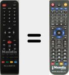 Replacement remote control for RC015