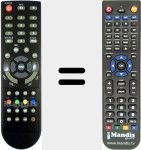 Replacement remote control for Chang001