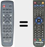 Replacement remote control for REMCON273