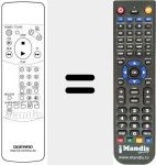 Replacement remote control for REMCON828