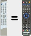 Replacement remote control for REMCON1008