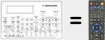 Replacement remote control for REMCON255