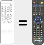 Replacement remote control for REMCON147
