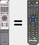 Replacement remote control for NR301