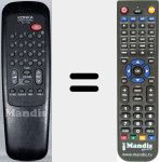 Replacement remote control for KK-Y80