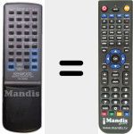 Replacement remote control for RC-A030 (A70142908)