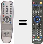 Replacement remote control for 6710V00044H