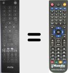 Replacement remote control for MTV32LCHD