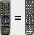 Replacement remote control for N2QAKB000028