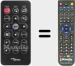 Replacement remote control for ML500