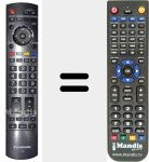 Replacement remote control for N2QAYB000181
