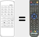 Replacement remote control for RC700