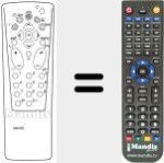 Replacement remote control for RCT 314 (21053130)
