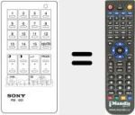 Replacement remote control for RM 605 (A1009022A)