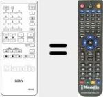 Replacement remote control for RM 644 (A1470728A)