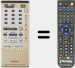 Replacement remote control for RMT-233 (A6765646A)