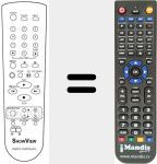 Replacement remote control for REMCON425