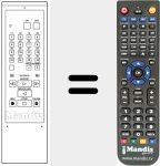 Replacement remote control for REMCON472