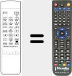 Replacement remote control for REMCON1082