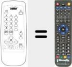 Replacement remote control for REMCON218