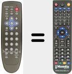 Replacement remote control for REMCON775