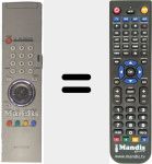 Replacement remote control for AA5900130A