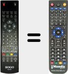 Replacement remote control for SS-2237