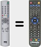 Replacement remote control for RM-EA 005 (147942811)