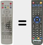 Replacement remote control for REMCON237