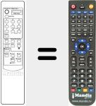 Replacement remote control for REMCON1144