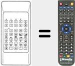 Replacement remote control for RCT 3871 (925TX0722)